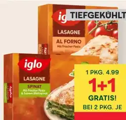 MPreis Iglo Lasagne Angebot