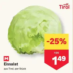 MPreis Eissalat Angebot