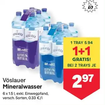 MPreis Vöslauer Mineralwasser Angebot