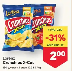 MPreis Lorenz Crunchips X-Cut Angebot