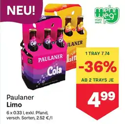 MPreis Paulaner Limo Angebot