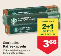 MPreis Starbucks Kaffeekapseln Angebot