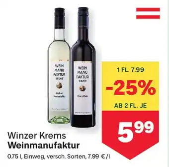 MPreis Winzer Krems Weinmanufaktur Angebot