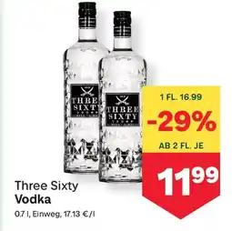 MPreis Three Sixty Vodka Angebot