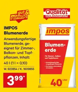 Lagerhaus IMPOS Blumenerde Angebot