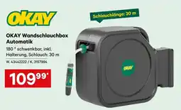 Lagerhaus OKAY Wandschlauchbox Automatik Angebot