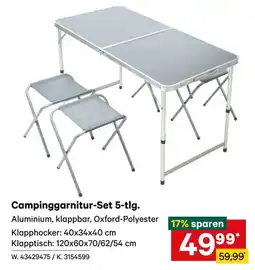 Lagerhaus Campinggarnitur-Set 5-tlg. Angebot