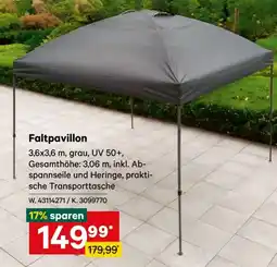 Lagerhaus Faltpavillon Angebot