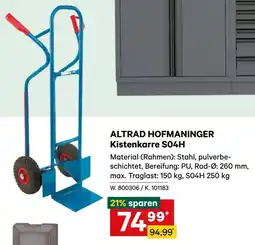 Lagerhaus ALTRAD HOFMANINGER Kistenkarre S04H Angebot