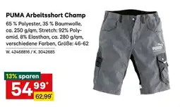 Lagerhaus PUMA Arbeitsshort Champ Angebot