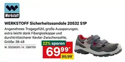 Lagerhaus WERKSTOFF Sicherheitssandale 20532 S1P Angebot
