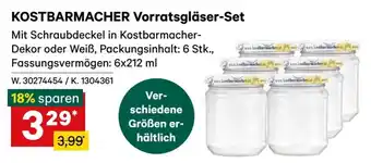 Lagerhaus KOSTBARMACHER Vorratsgläser-Set Angebot