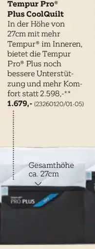 XXXLutz Tempur pro® plus cool Angebot