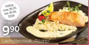 Lachsfiletsteak risotto