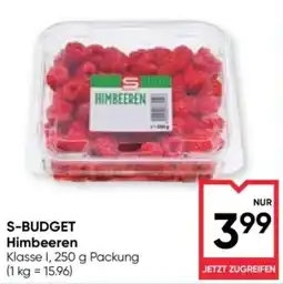 Maximarkt S-BUDGET Himbeeren Angebot