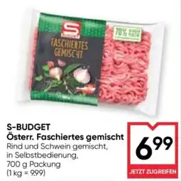 Maximarkt S-BUDGET Österr. Faschiertes gemischt Angebot
