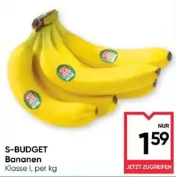 Maximarkt S-BUDGET Bananen Angebot