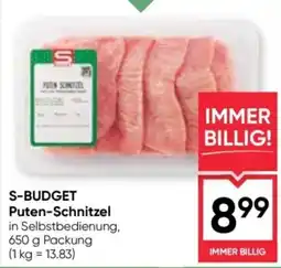 Maximarkt S-BUDGET Puten-Schnitzel Angebot