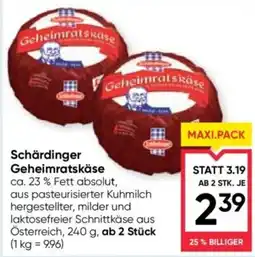 Maximarkt Schärdinger Geheimratskäse Angebot