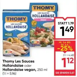 Maximarkt Thomy Les Sauces Hollandaise oder Hollandaise vegan Angebot