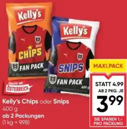 Maximarkt Kelly's Chips oder Snips Angebot