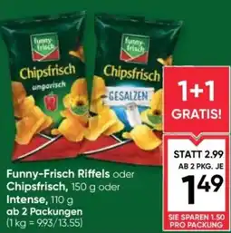 Maximarkt Funny-Frisch Riffels oder Chipsfrisch, oder Intense Angebot