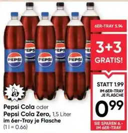 Maximarkt Pepsi Cola oder Pepsi Cola Zero Angebot