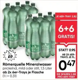Maximarkt Römerquelle Mineralwasser Angebot