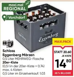 Maximarkt Schloss Eggenberg Märzen Angebot