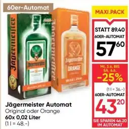 Maximarkt Jägermeister Automat Angebot