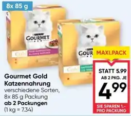 Maximarkt Gourmet Gold Katzennahrung Angebot