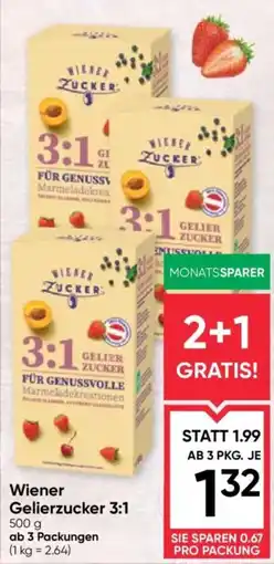Maximarkt Wiener Gelierzucker 3:1 Angebot