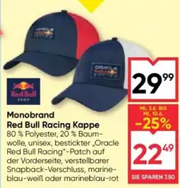 Maximarkt Monobrand Red Bull Racing Kappe Angebot