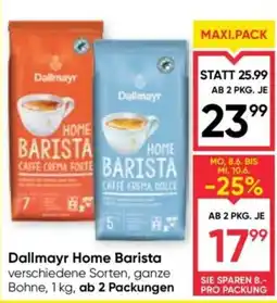 Maximarkt Dallmayr Home Barista Angebot