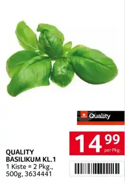 Transgourmet Quality basilikum Angebot