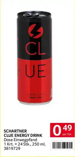 Transgourmet Schartner clue energy drink Angebot