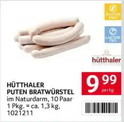Transgourmet Hütthaler puten bratwürstel Angebot