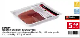 Transgourmet Quality serrano schinken geschnitten Angebot