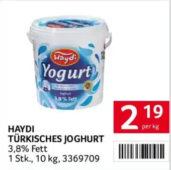 Transgourmet Haydi türkisches joghurt Angebot