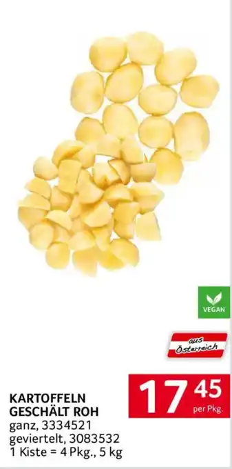 Transgourmet Kartoffeln geschält roh Angebot