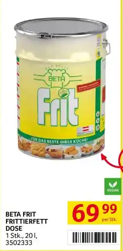 Transgourmet Beta frittierfett dose Angebot