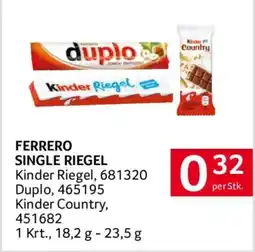 Transgourmet Ferrero single riegel Angebot