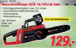 Zgonc Akku-Kettensäge GE-LC 18/25 Li BL Solo Angebot