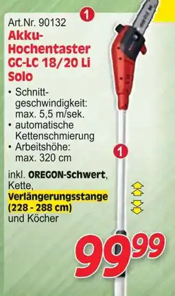 Zgonc Akku- Hochentaster GC-LC 18/20 Li Solo Angebot