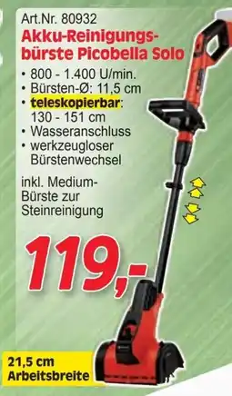 Zgonc Akku-Reinigungs- bürste Picobella Solo Angebot