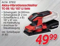 Zgonc Akku-Vibrationsschleifer TC-OS 18/187 Li Solo Angebot