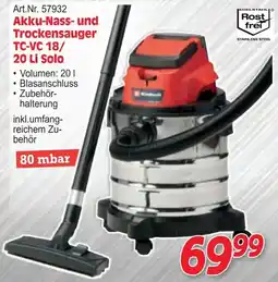 Zgonc Akku-Nass- und Trockensauger TC-VC 18/ 20 Li Solo Angebot