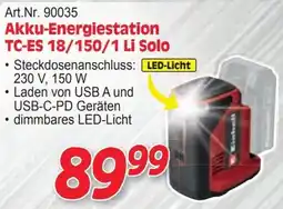 Zgonc Akku-Energiestation TC-ES 18/150/1 Li Solo Angebot