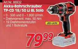 Zgonc Akku-Bohrschrauber TP-CD 18/50 Li BL Solo Angebot