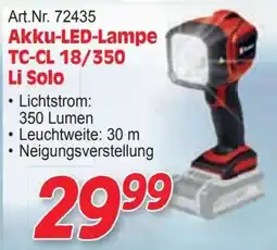 Zgonc Akku-LED-Lampe TC-CL 18/350 Li Solo Angebot